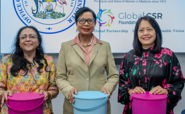 Sustainability in Action: Climate Change Bucket Project Handover in Bahamas Sustainability in Action: Climate Change Bucket Project Handover in Bahamas