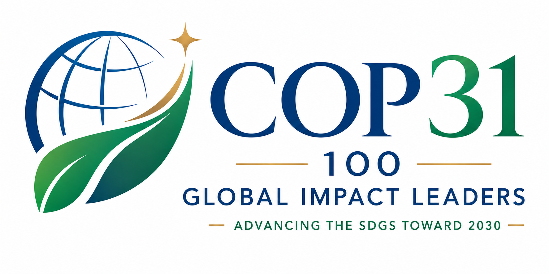 COP31 100 Global Impact Leaders — Advancing the SDGs Toward 2030